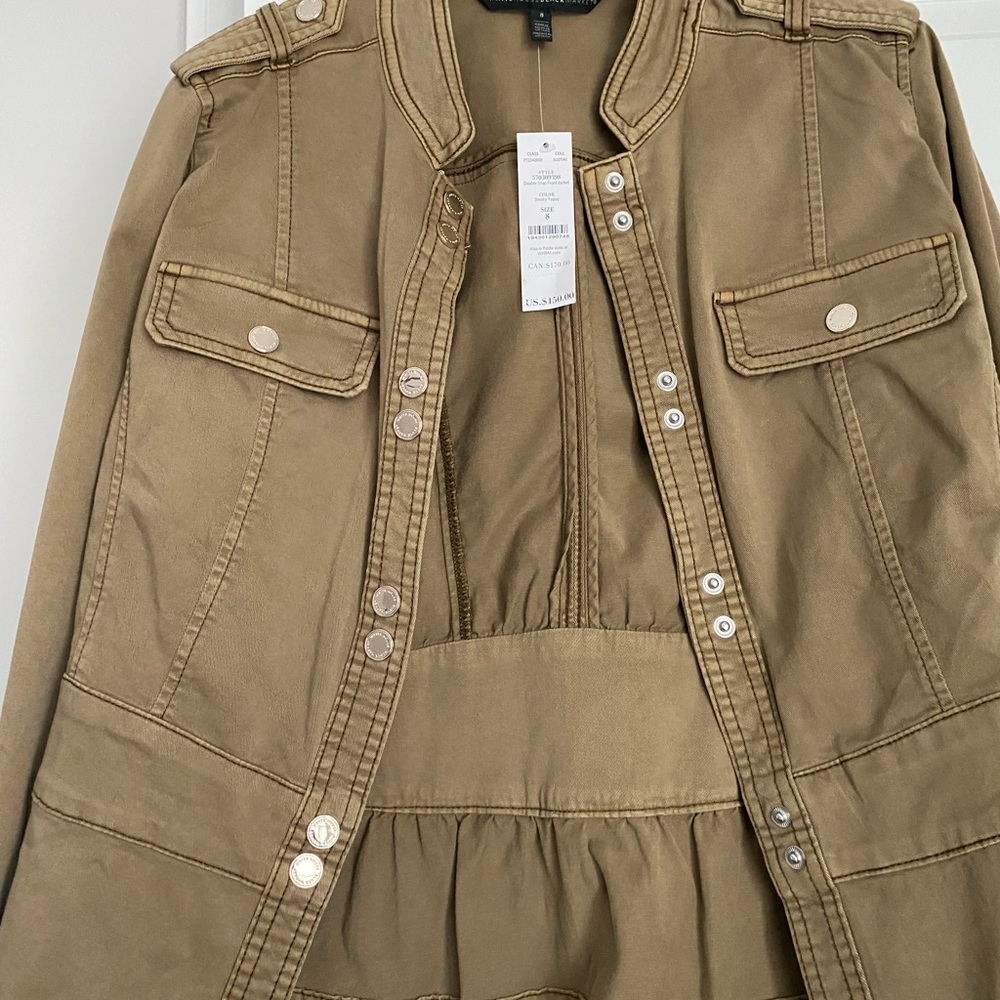 WHBM Tan/khaki blazer/light jacket NWT